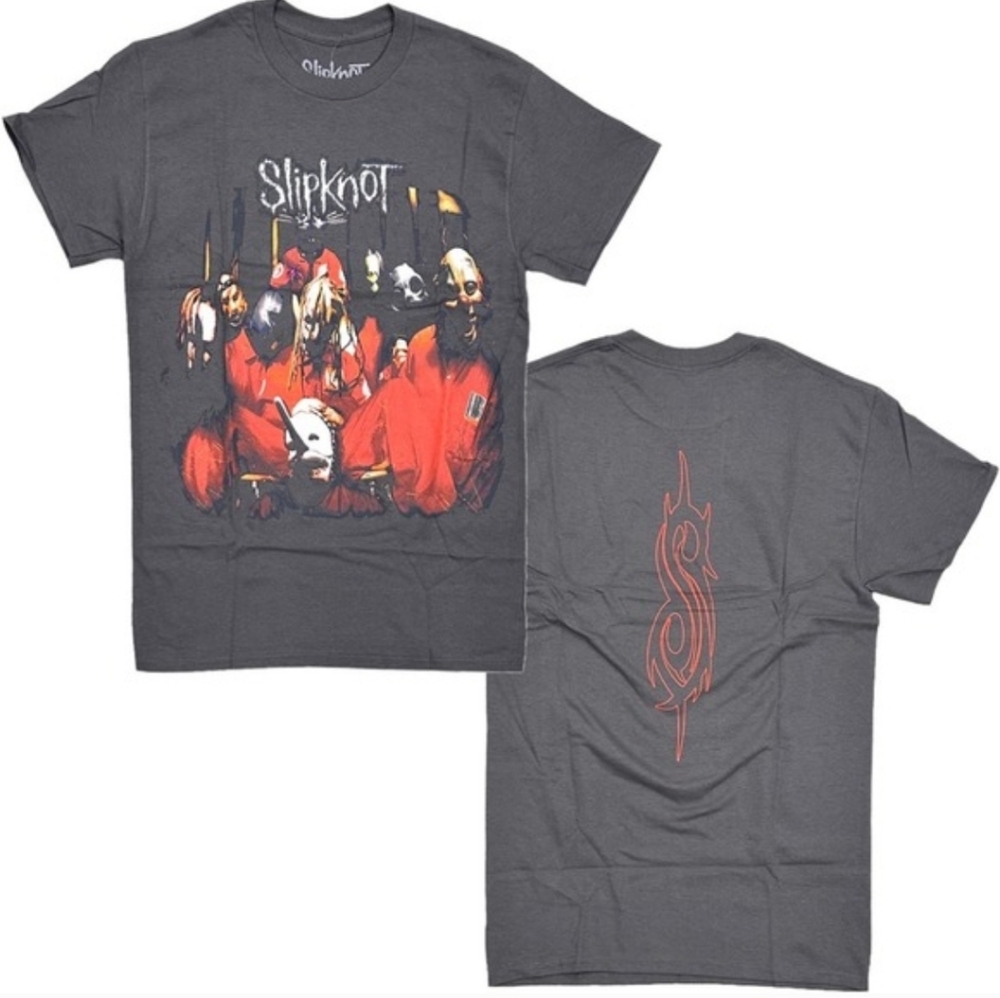Slipknot Graphic Gray T-Shirt